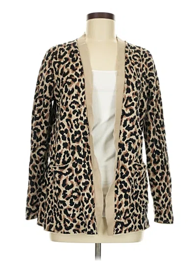Pre-owned J.crew Factory Store Kimono In Brown