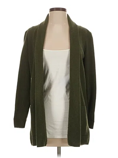 Pre-owned J.crew Factory Store Kimono In Green
