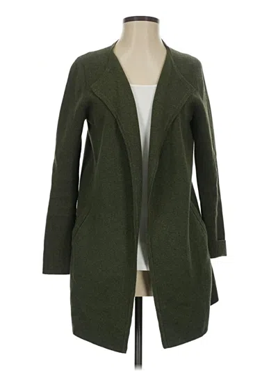 Pre-owned J.crew Factory Store Kimono In Green