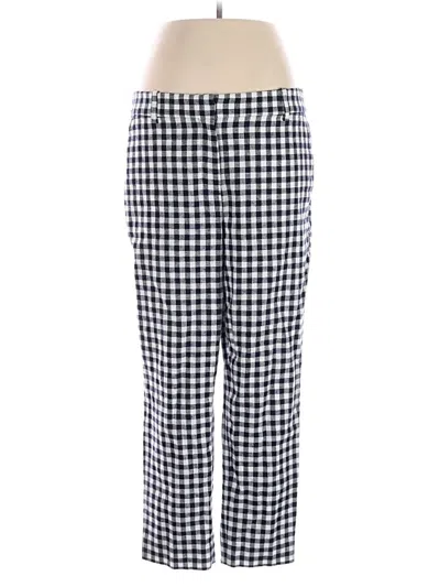 Pre-owned J.crew Factory Store Linen Pants In Blue