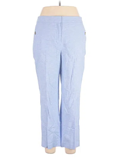 J.crew Factory Store Linen Pants In Blue