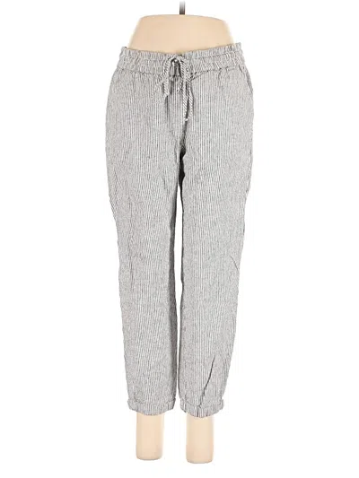 Pre-owned J.crew Factory Store Linen Pants In Gray