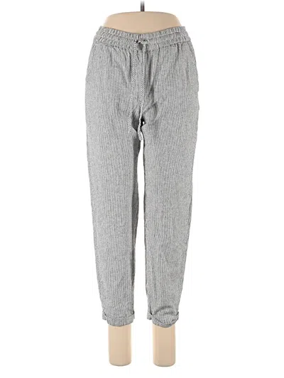Pre-owned J.crew Factory Store Linen Pants In Gray
