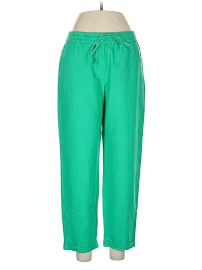 J.crew Factory Store Linen Pants In Green
