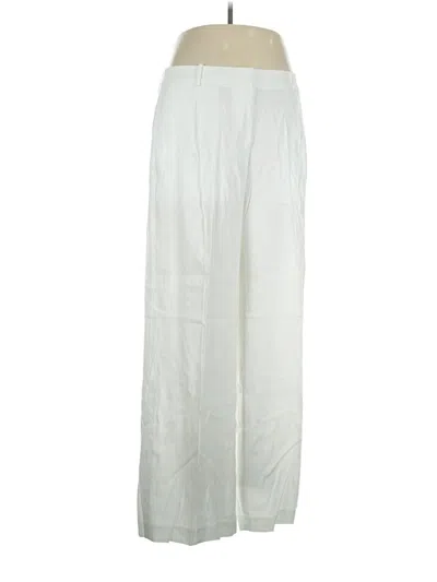 Pre-owned J.crew Factory Store Linen Pants In Silver
