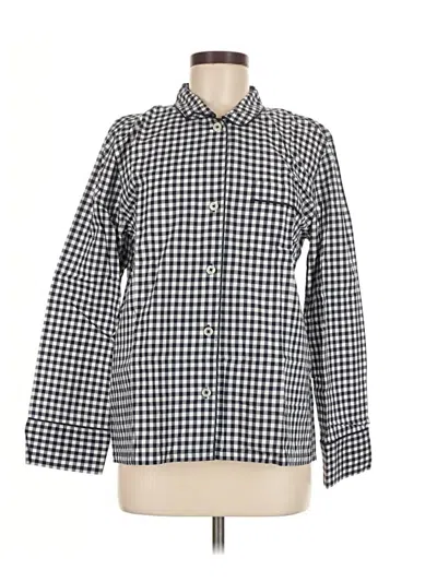 J.crew Factory Store Long Sleeve Button Down Shirt In Brown