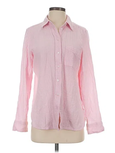 Pre-owned J.crew Factory Store Long Sleeve Button Down Shirt In Pink