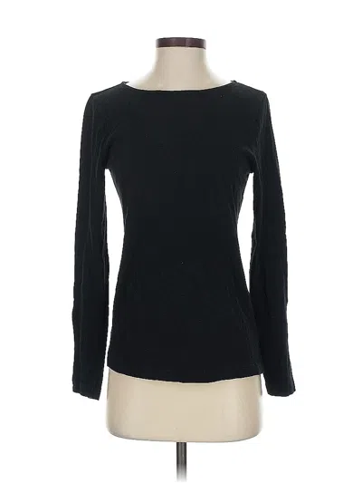 Pre-owned J.crew Factory Store Long Sleeve T-shirt In Black