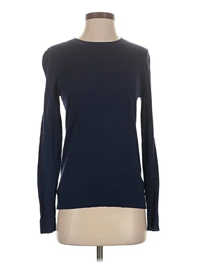 Pre-owned J.crew Factory Store Long Sleeve T-shirt In Blue