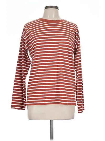 J.crew Factory Store Long Sleeve T-shirt In Red