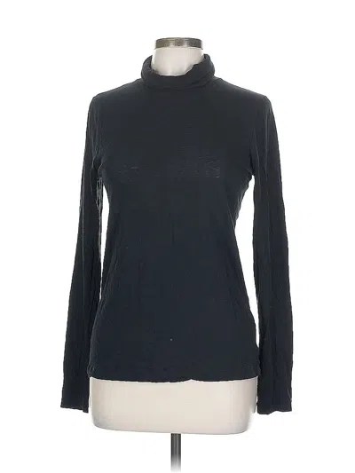 Pre-owned J.crew Factory Store Long Sleeve Turtleneck In Black