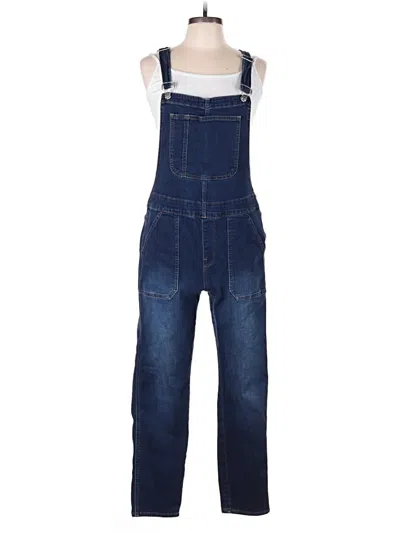 Pre-owned J.crew Factory Store Overalls In Blue