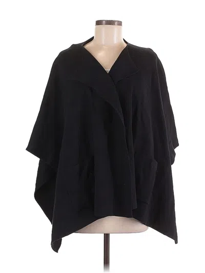 Pre-owned J.crew Factory Store Poncho In Black
