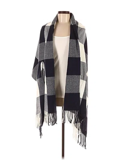 Pre-owned J.crew Factory Store Poncho In Blue