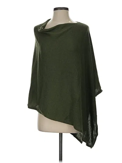 Pre-owned J.crew Factory Store Poncho In Green