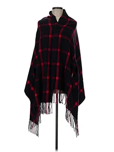 Pre-owned J.crew Factory Store Poncho In Red