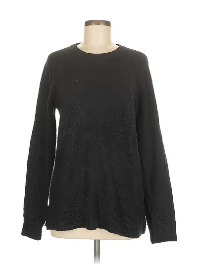 Pre-owned J.crew Factory Store Pullover Sweater In Black