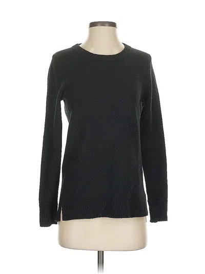 Pre-owned J.crew Factory Store Pullover Sweater In Black