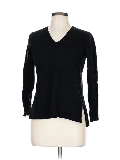 Pre-owned J.crew Factory Store Pullover Sweater In Black