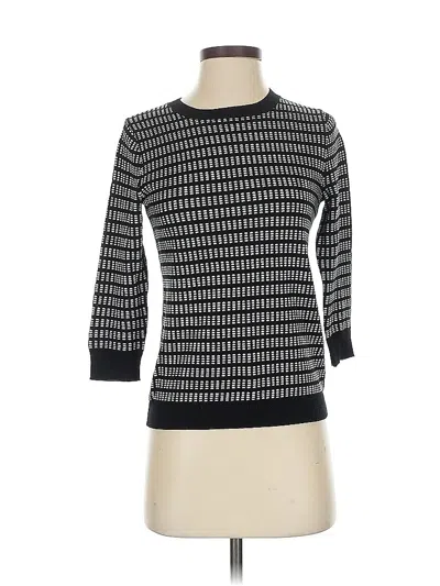 Pre-owned J.crew Factory Store Pullover Sweater In Black