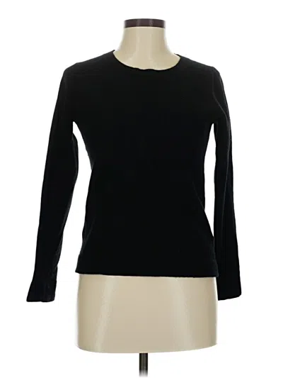 Pre-owned J.crew Factory Store Pullover Sweater In Black