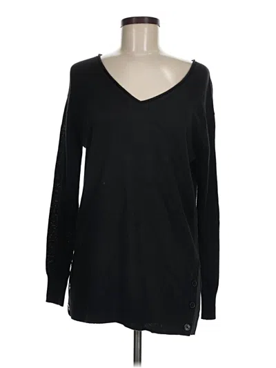 Pre-owned J.crew Factory Store Pullover Sweater In Black