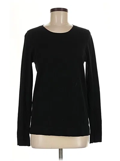 Pre-owned J.crew Factory Store Pullover Sweater In Black