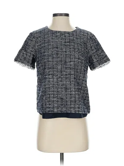 Pre-owned J.crew Factory Store Pullover Sweater In Blue