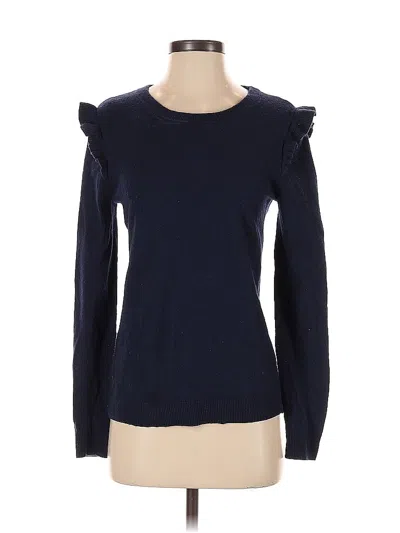 Pre-owned J.crew Factory Store Pullover Sweater In Blue