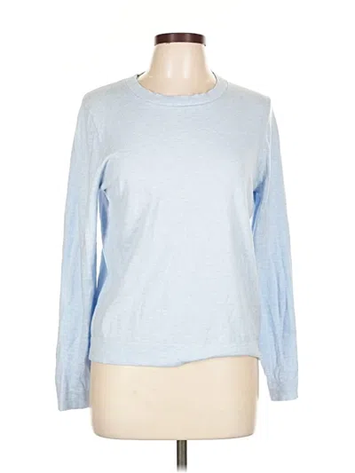 Pre-owned J.crew Factory Store Pullover Sweater In Blue