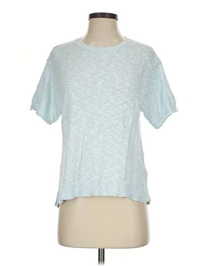 Pre-owned J.crew Factory Store Pullover Sweater In Blue