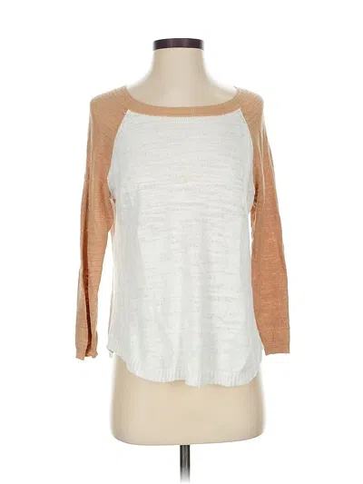 Pre-owned J.crew Factory Store Pullover Sweater In Brown