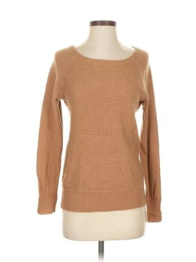 Pre-owned J.crew Factory Store Pullover Sweater In Brown
