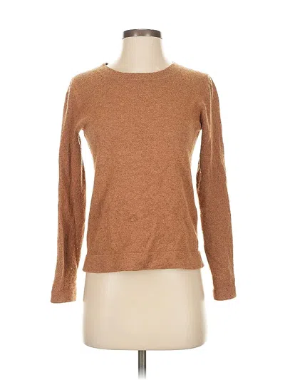 Pre-owned J.crew Factory Store Pullover Sweater In Brown