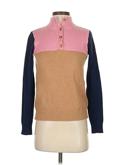 Pre-owned J.crew Factory Store Pullover Sweater In Brown