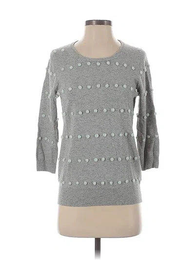 Pre-owned J.crew Factory Store Pullover Sweater In Gray