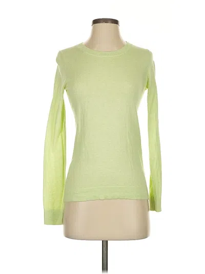 Pre-owned J.crew Factory Store Pullover Sweater In Green