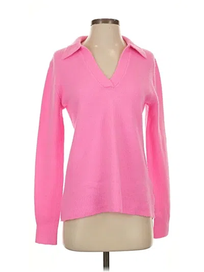 Pre-owned J.crew Factory Store Pullover Sweater In Pink