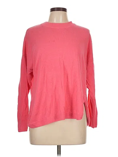 Pre-owned J.crew Factory Store Pullover Sweater In Pink