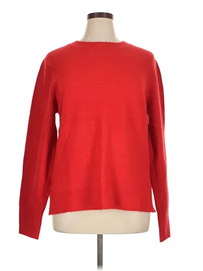 J.crew Factory Store Pullover Sweater In Red