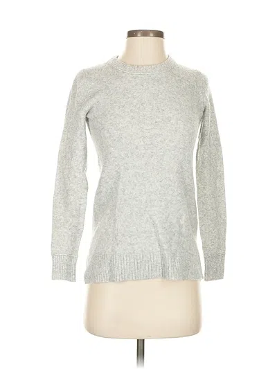 Pre-owned J.crew Factory Store Pullover Sweater In Silver