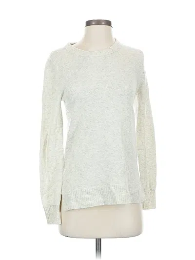 Pre-owned J.crew Factory Store Pullover Sweater In Silver