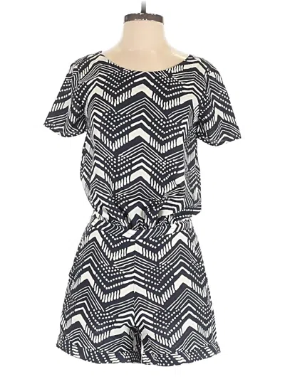 Pre-owned J.crew Factory Store Romper In Black