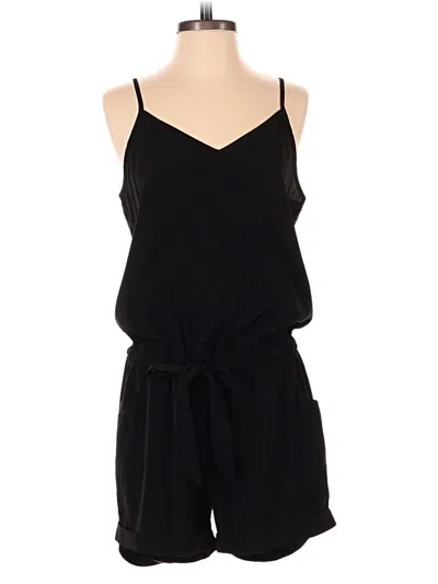 Pre-owned J.crew Factory Store Romper In Black