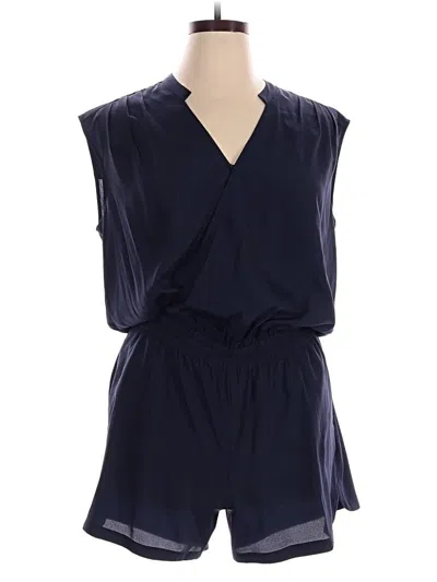 Pre-owned J.crew Factory Store Romper In Blue
