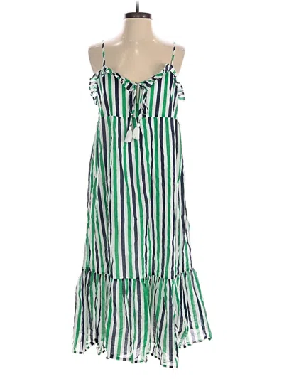 Pre-owned J.crew Factory Store Romper In Green