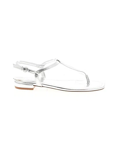 J.crew Factory Store Sandals In Silver