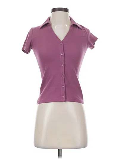 J.crew Factory Store Short Sleeve Blouse In Pink