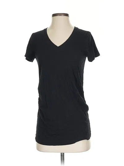 Pre-owned J.crew Factory Store Short Sleeve T-shirt In Black