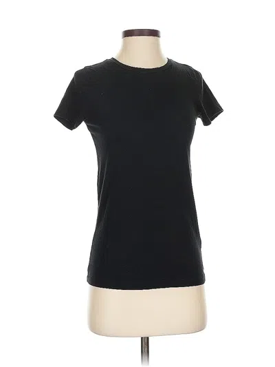 Pre-owned J.crew Factory Store Short Sleeve T-shirt In Black